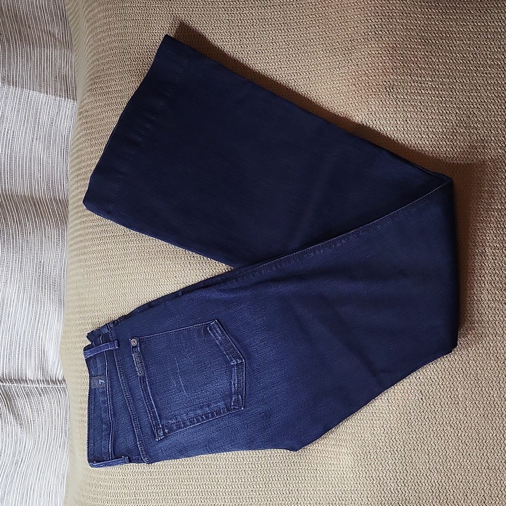 7 For All Mankind Short Inseam Flare Jeans, Size 27